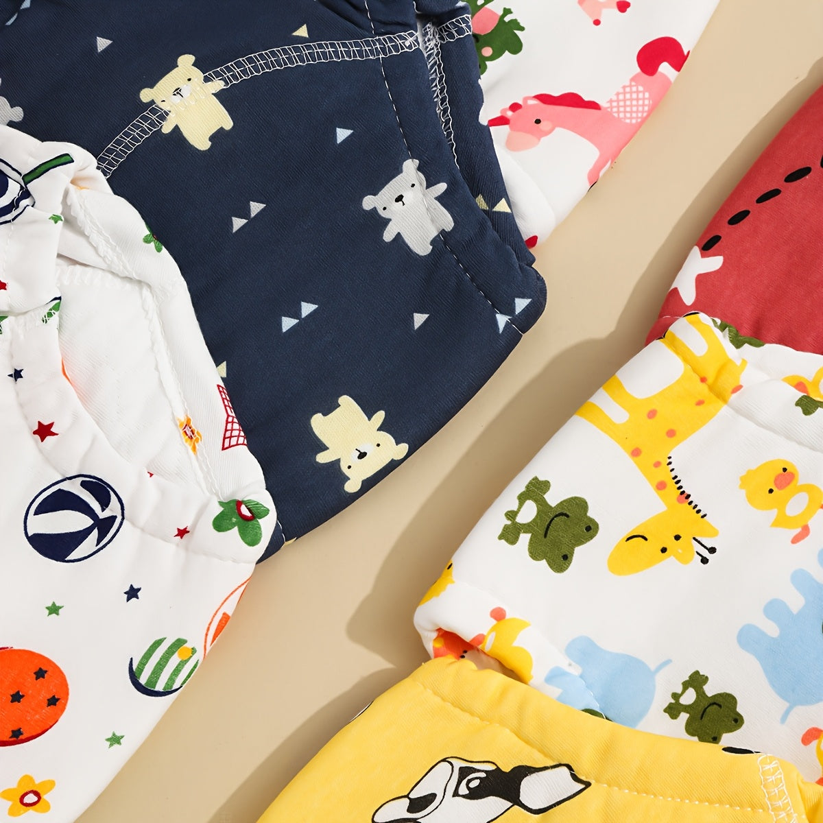 Breathable Cotton Reusable Training Pants for Boys and Girls in Various Colors