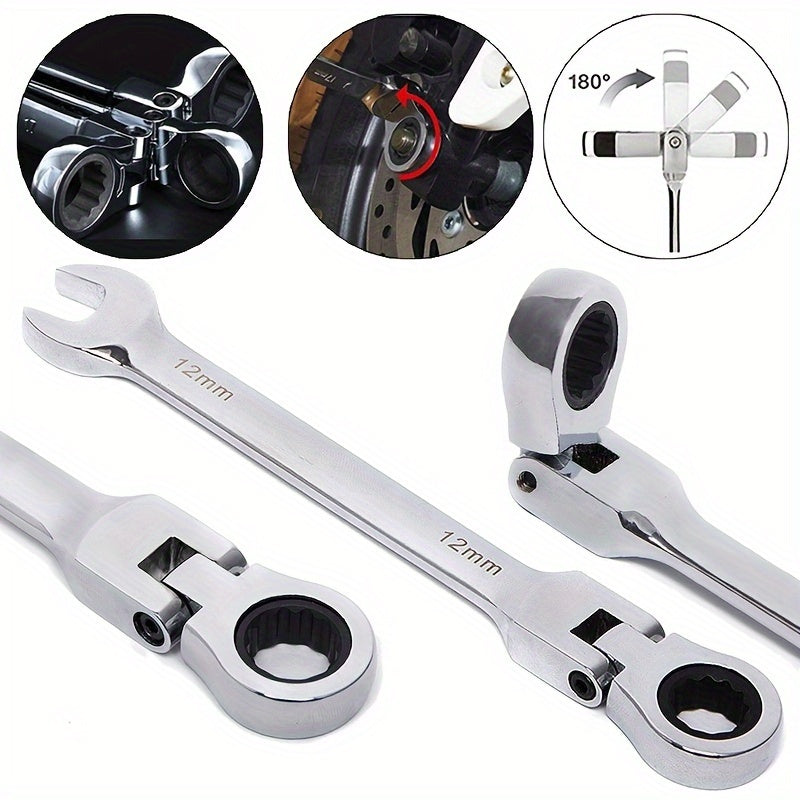 Universal Ratchet Wrench Set with Manual Car Repair Tools