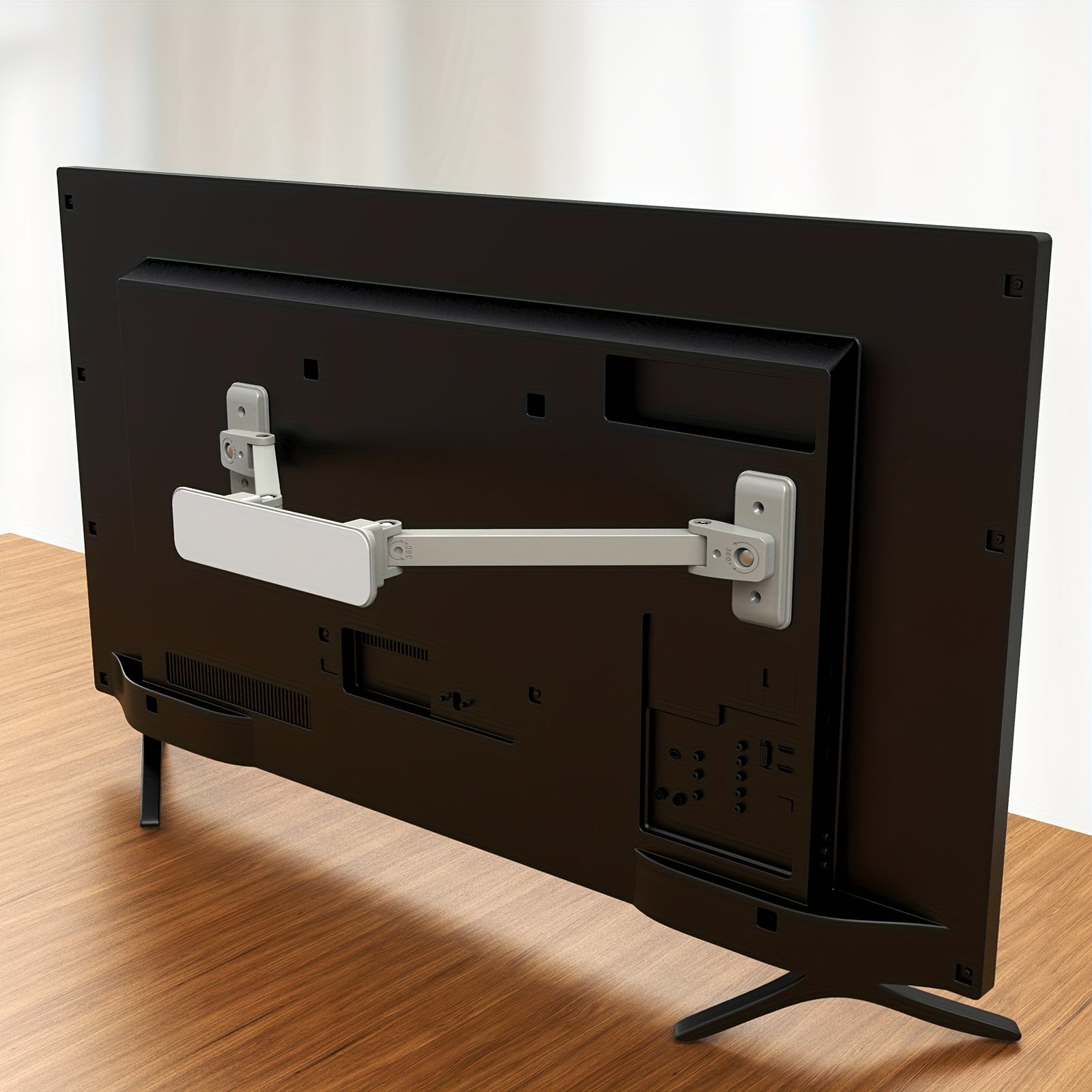 Children's Safety TV and Monitor Stand Anti-Tip LCD Screen Support Grey BPA-Free