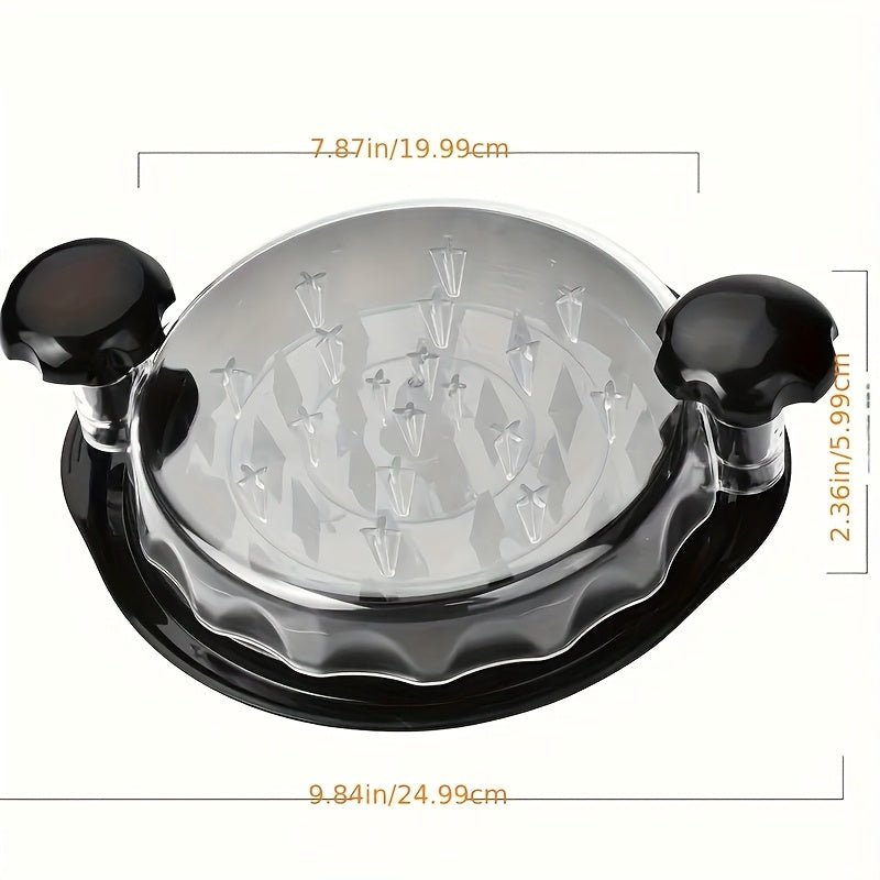 20.32 sm Qoʻlda ishlovchi Tovuqni maydalash uchun aniq qopqogʻi va anti-slid asos bilan - Pishirilgan goʻsht uchun ergonomik qoʻl asbob - Oson tozalanadi, idish-tovoq mashinasida yuvish mumkin - Tacos, sendvichlar, salatlar uchun ajoyib -