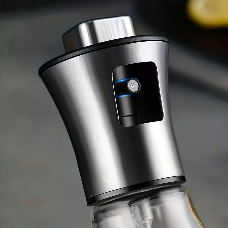 Stainless Steel 170ml Glass Olive Oil Sprayer Leak-Proof Vinegar Bottle for Cooking