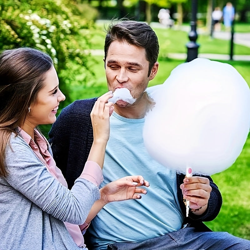 Colorful Candy Spoons Disposable Paper Sticks for Flower-Shaped Candy 6x350mm Pack of 100