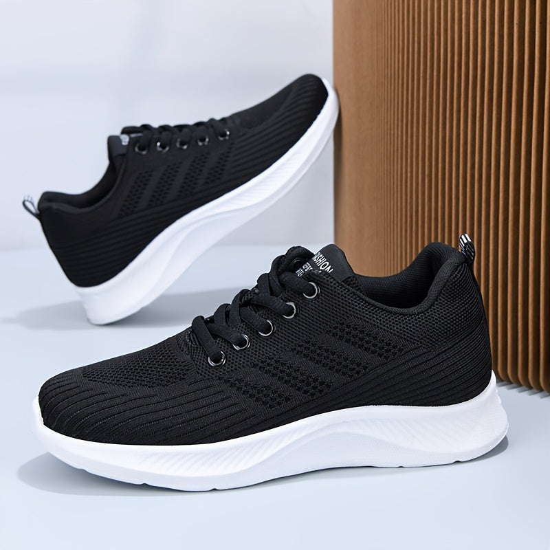 Women's Breathable Casual Running Sneakers with PVC Sole All-Season