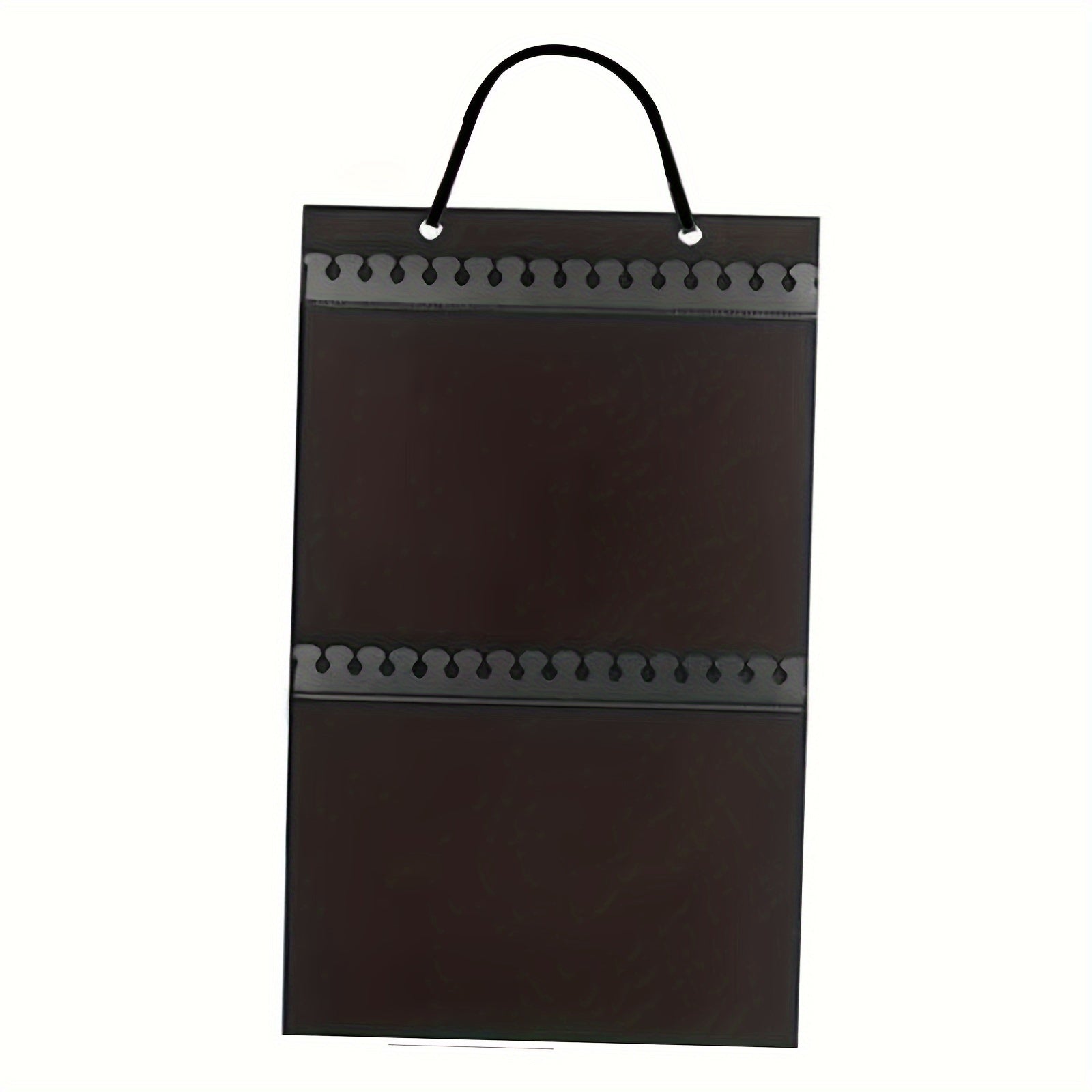 Fabric Double-Sided Jewelry Display Stand Wall Mount Necklace Organizer Storage Bag