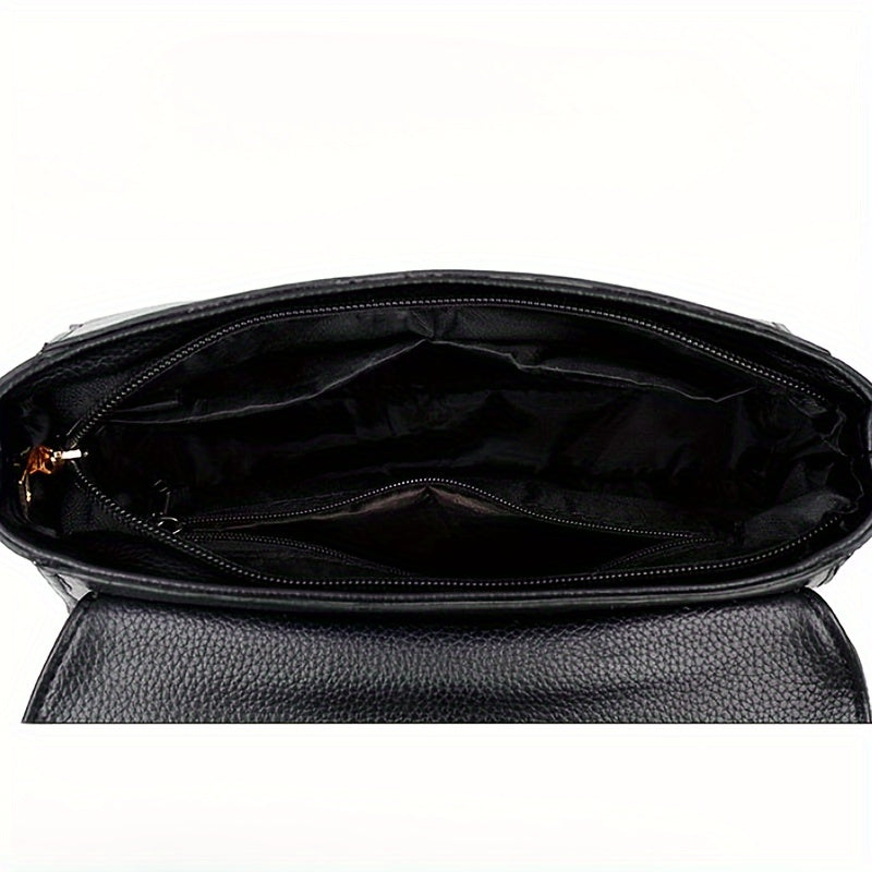 Ayollar uchun zamonaviy to'plam sumkasi, sozlanadigan va olib tashlanadigan kamar bilan, yengil, suv o'tkazmaydigan, kundalik foydalanish uchun mos. Mustahkam rangli dizayn, polyester astar, magnit yopish.