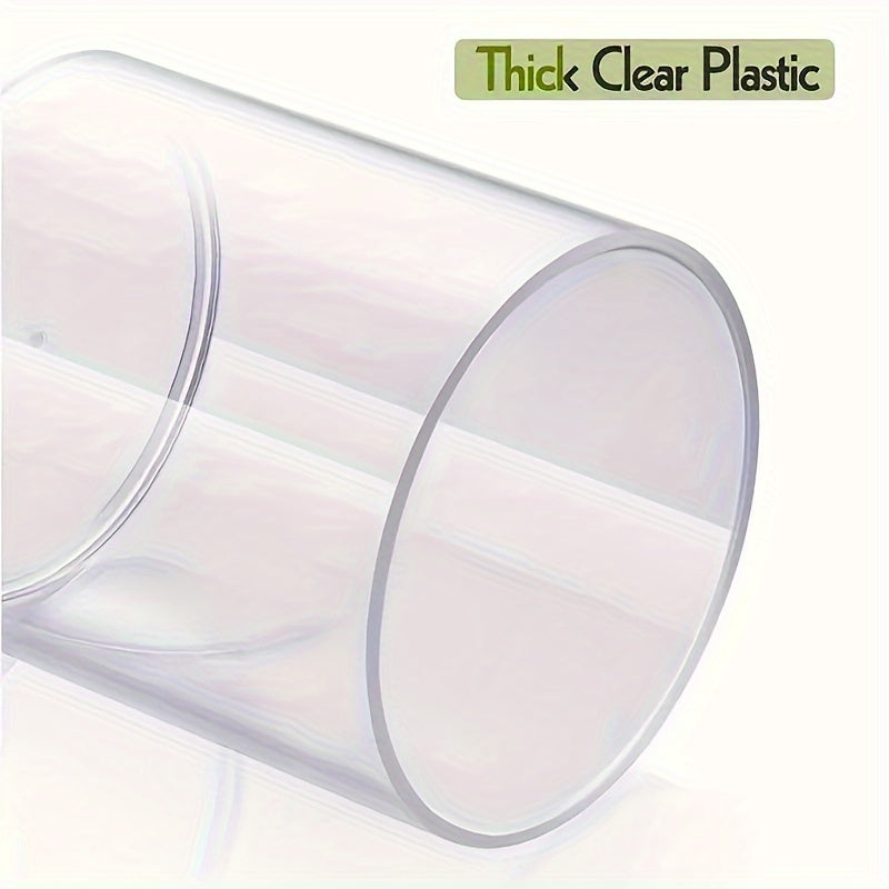 Caja de almacenamiento de acrílico para hisopos, mondadientes, maquillaje, medicinas y cosméticos