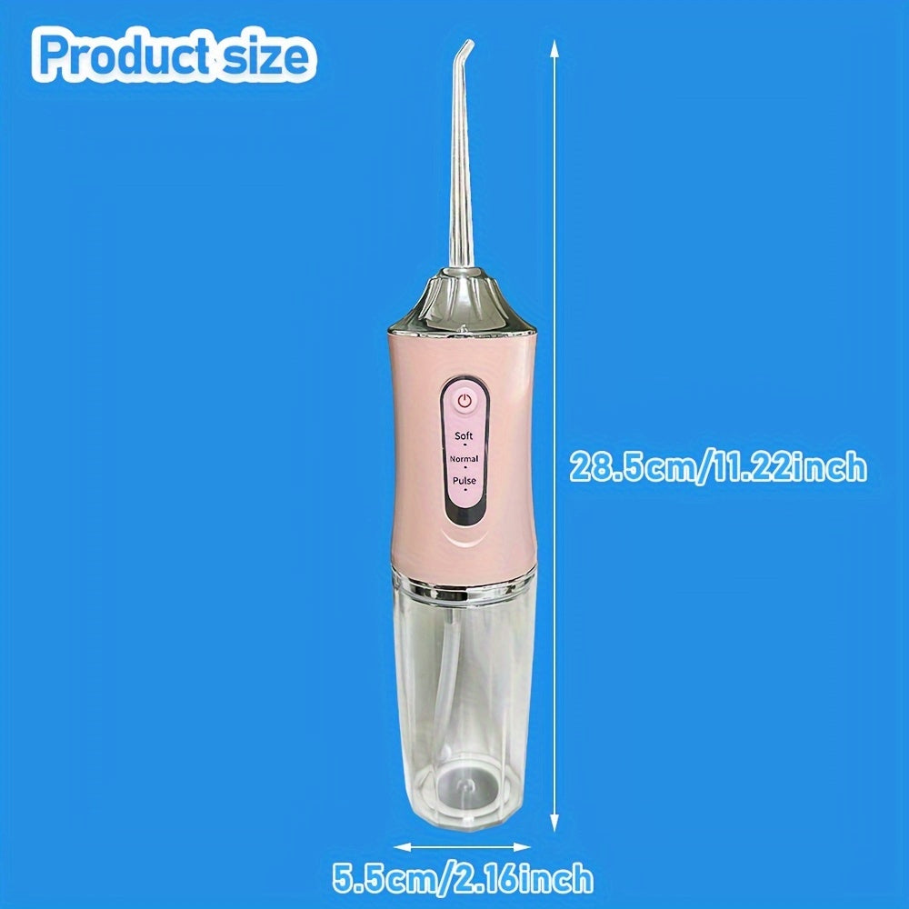 Cordless Water Flosser Oral Irrigator for Deep Teeth and Gum Cleaning