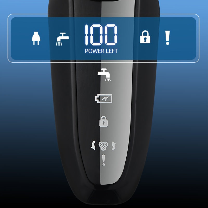 Men's Electric Grooming Kit with Razor Trimmer Nose Sideburns Face Brush