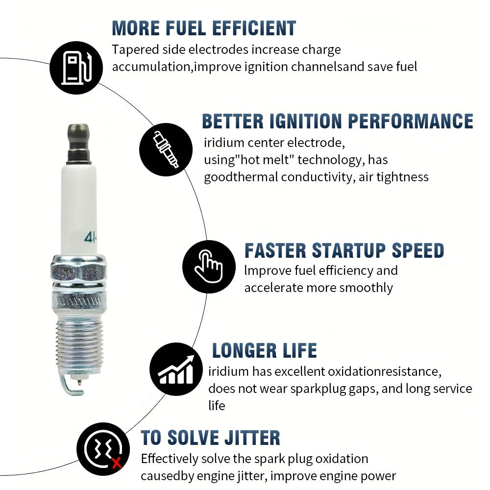 Улучшенные свечи зажигания 8 шт. для автомобилей, замена для грузовиков