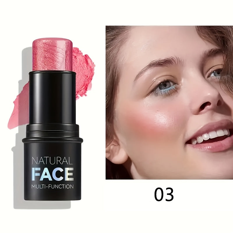 Natural Face Highlighter Stick Multi-Function Cream for Concealer, Blush, Contour