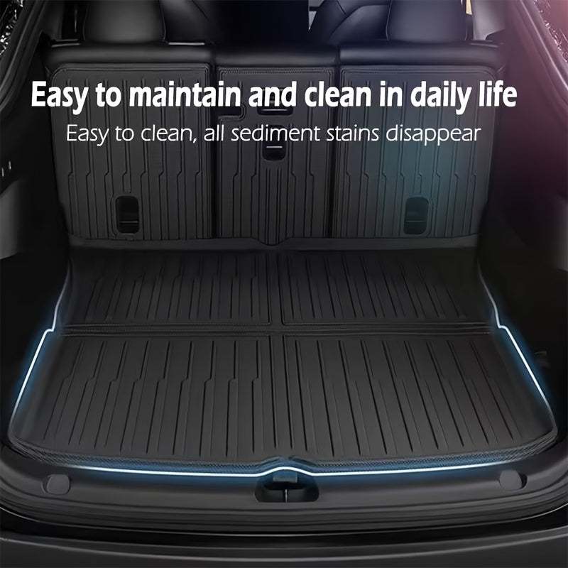 Cargo Trunk Mat Set All-Weather Waterproof TPE for Tesla Model Y 2025