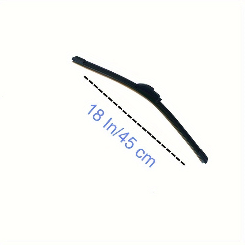 Universal Dual Rubber Wiper Blades All-Season Hook Mount 1-Pack