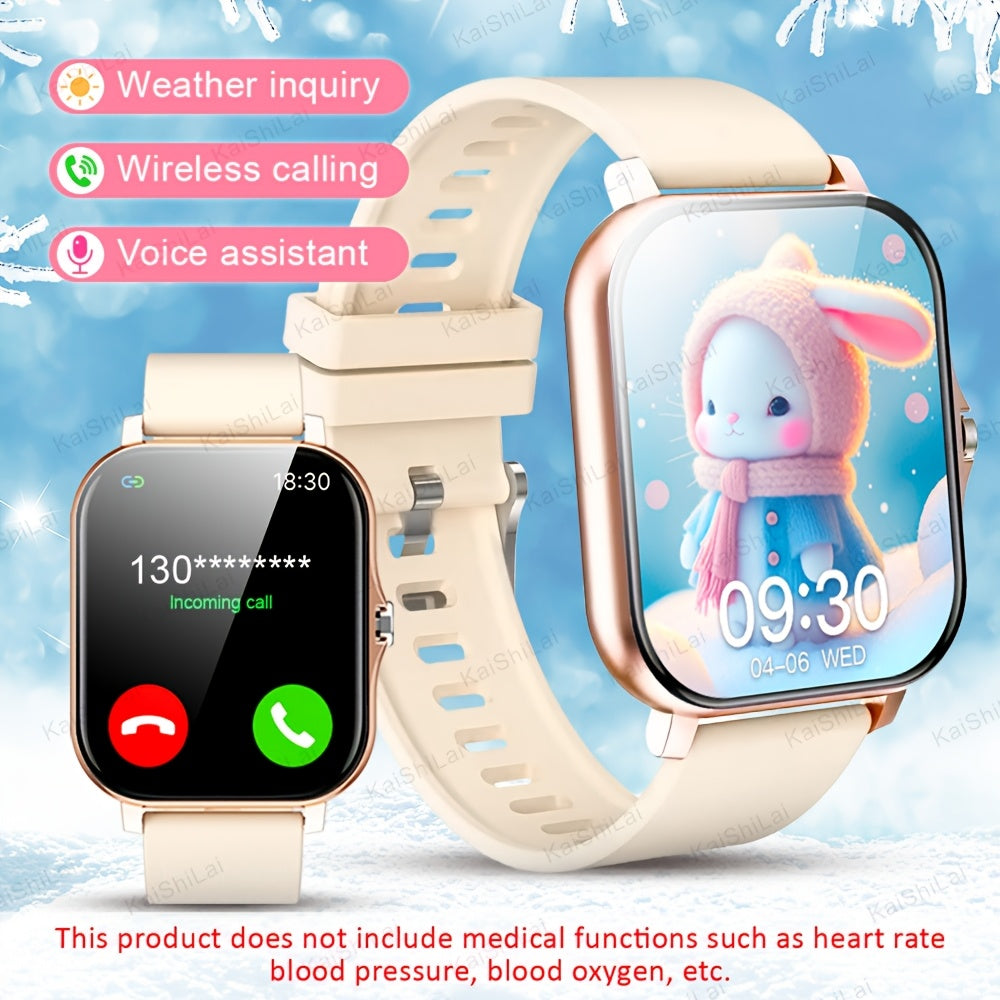 Full Screen Touch Smartwatch for Men and Women with Call Answering Sports Modes and Music Control
