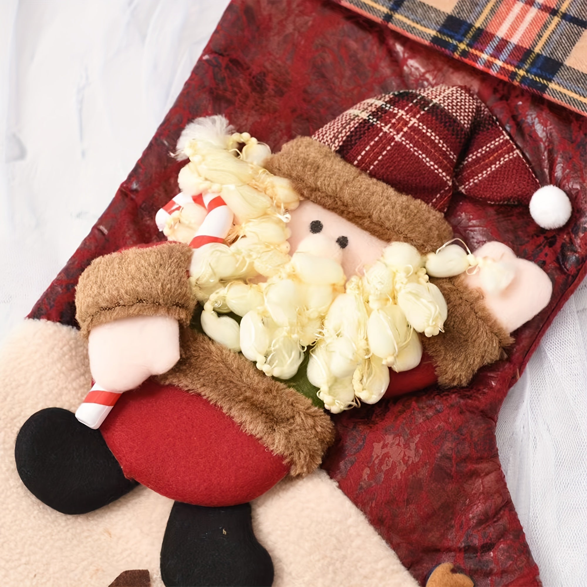 Personalized Christmas Stocking Monogrammed 3D Decor for Holiday Gifts