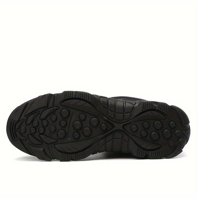 Men and Women Tactical Boots High Top Breathable Fabric Lightweight Desert Work Shoes for Outdoor Hiking Training