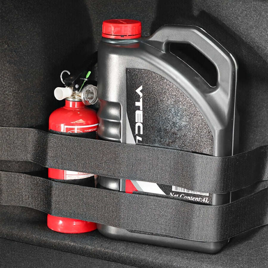 4Pcs Nylon Trunk Organizer Straps Universal Adjustable Car Fixed Band