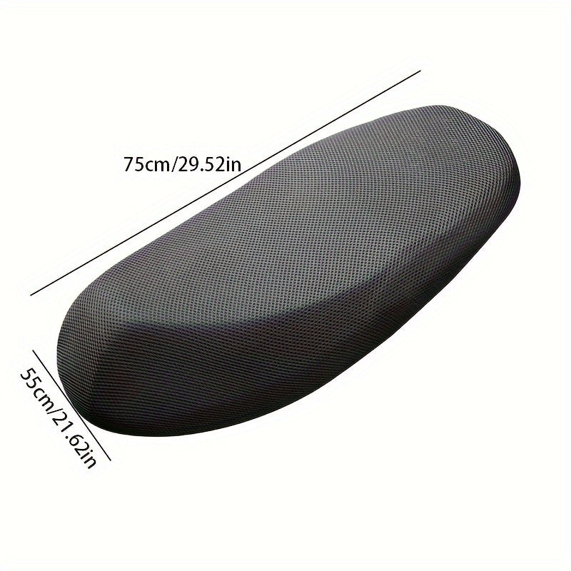 Motorcycle Seat Cover Breathable Mesh Sun Protection Polyester