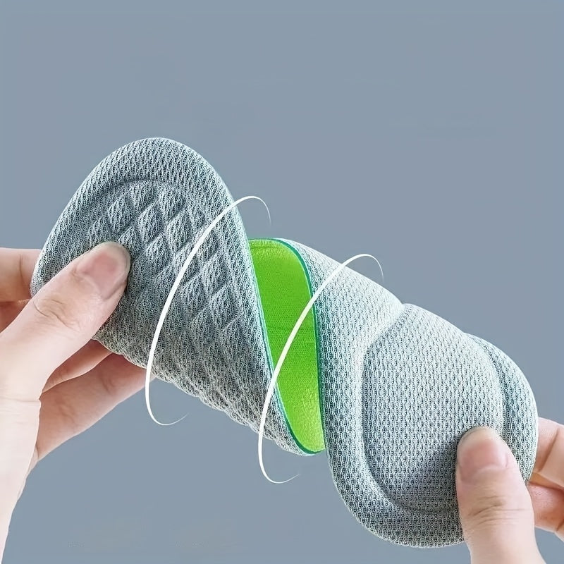 5 Pairs Men Women Sports Insoles EVA Cushion for Mountain Climbing Travel Outdoor