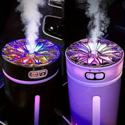 Portable Car Humidifier with Color Light and Essential Oil Diffuser for Home and Vehicle