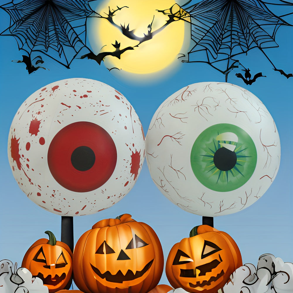 Inflatable Halloween Eyeball Decoration Large PVC Spooky Yard Garden Party
