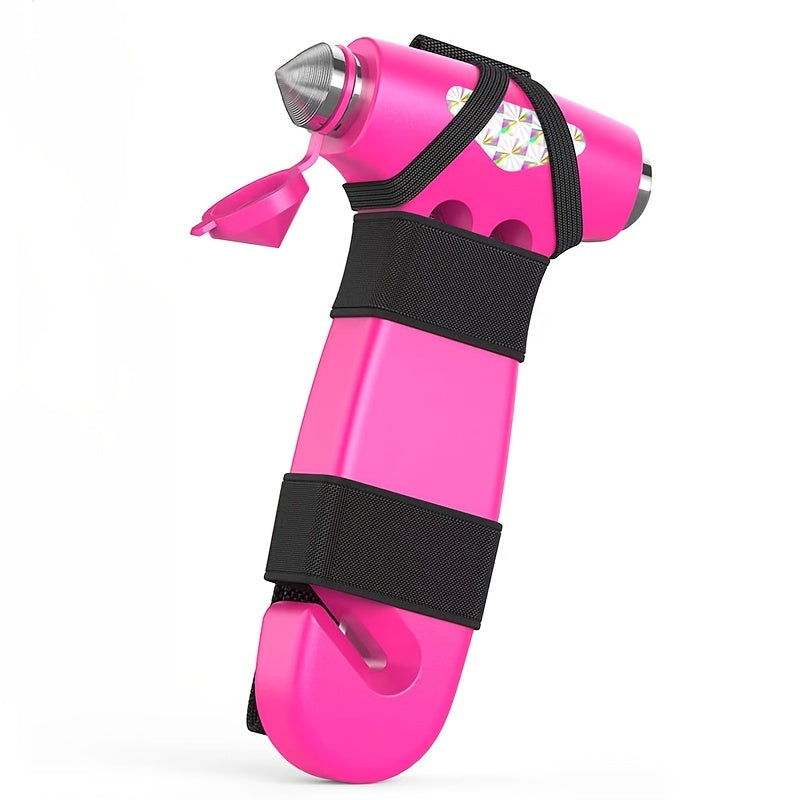 Car Emergency Safety Hammer Window Breaker Seat Belt Cutter Black