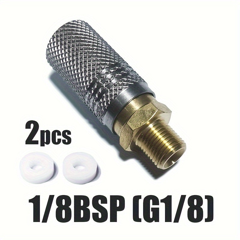Airsoft adapter tez chiqarish 1/8 BSPP 8mm erkak nipel bilan HPA aksessuarlar uchun
