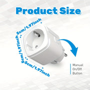 European Standard Wi-Fi Smart Power Socket with Alexa Compatibility