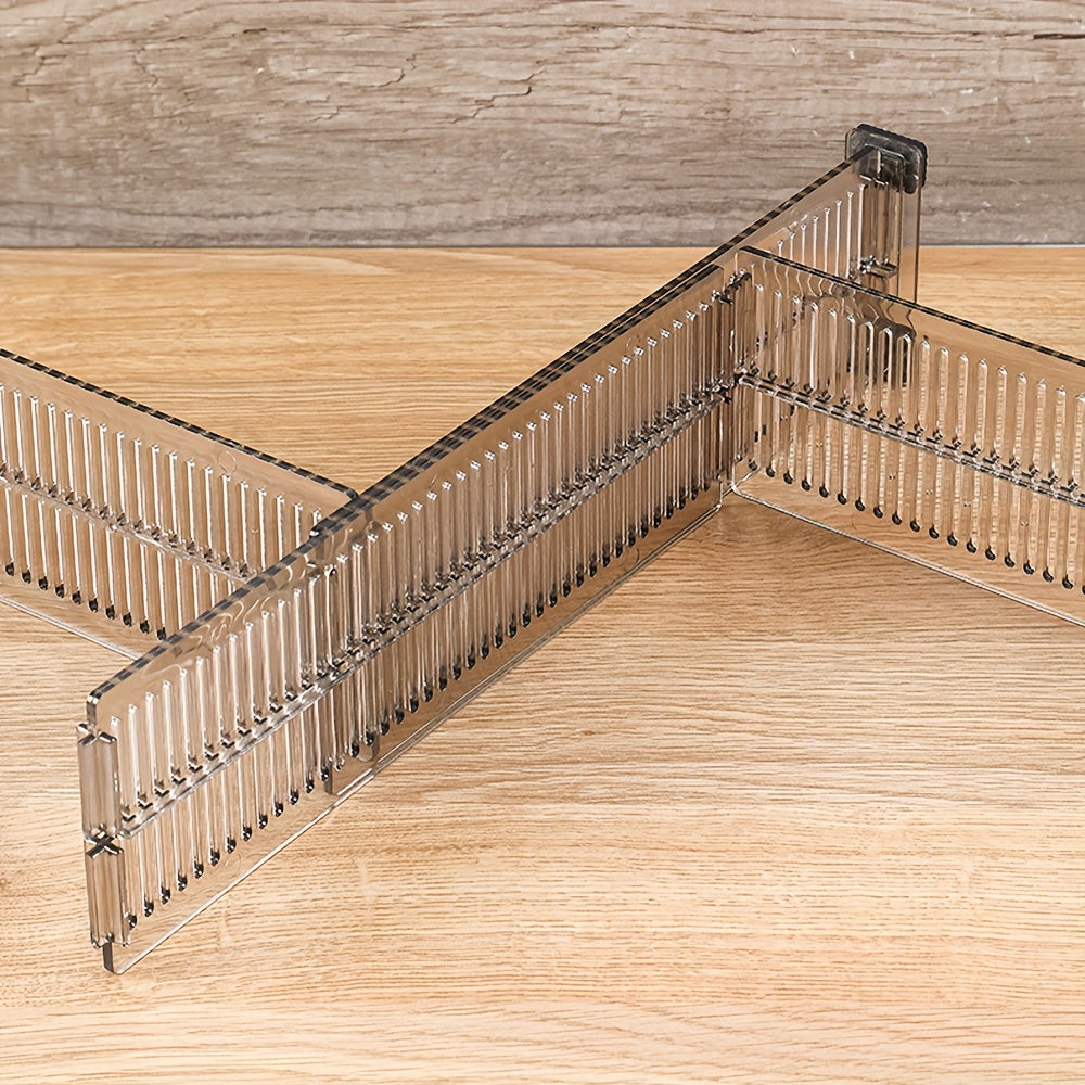 Adjustable Drawer Dividers for Underwear and Socks Non-Slip Space-Saving Storage Organizer