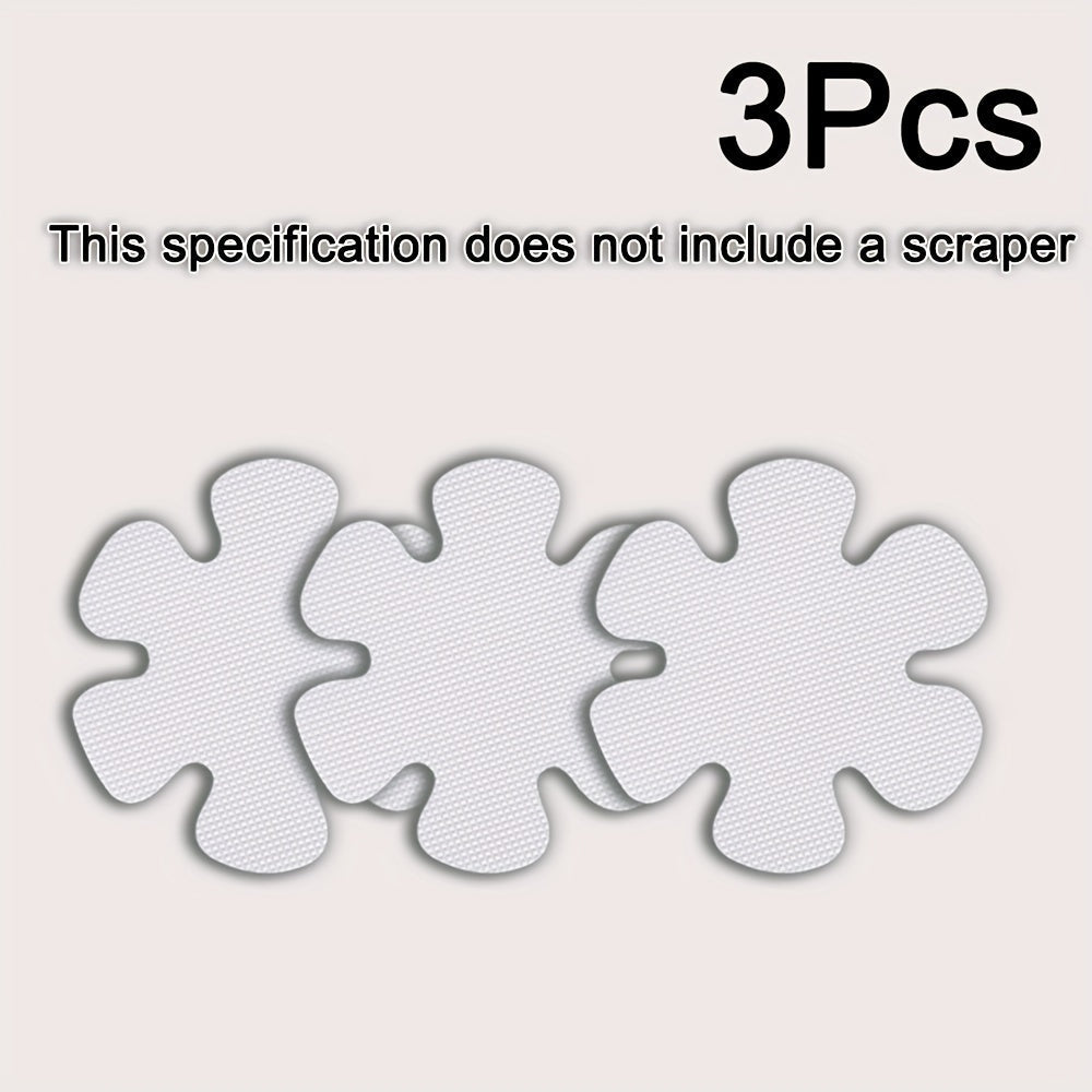 Non-Slip Transparent Flower Bathtub Stickers Sets of 3 12 24 for Shower Floors