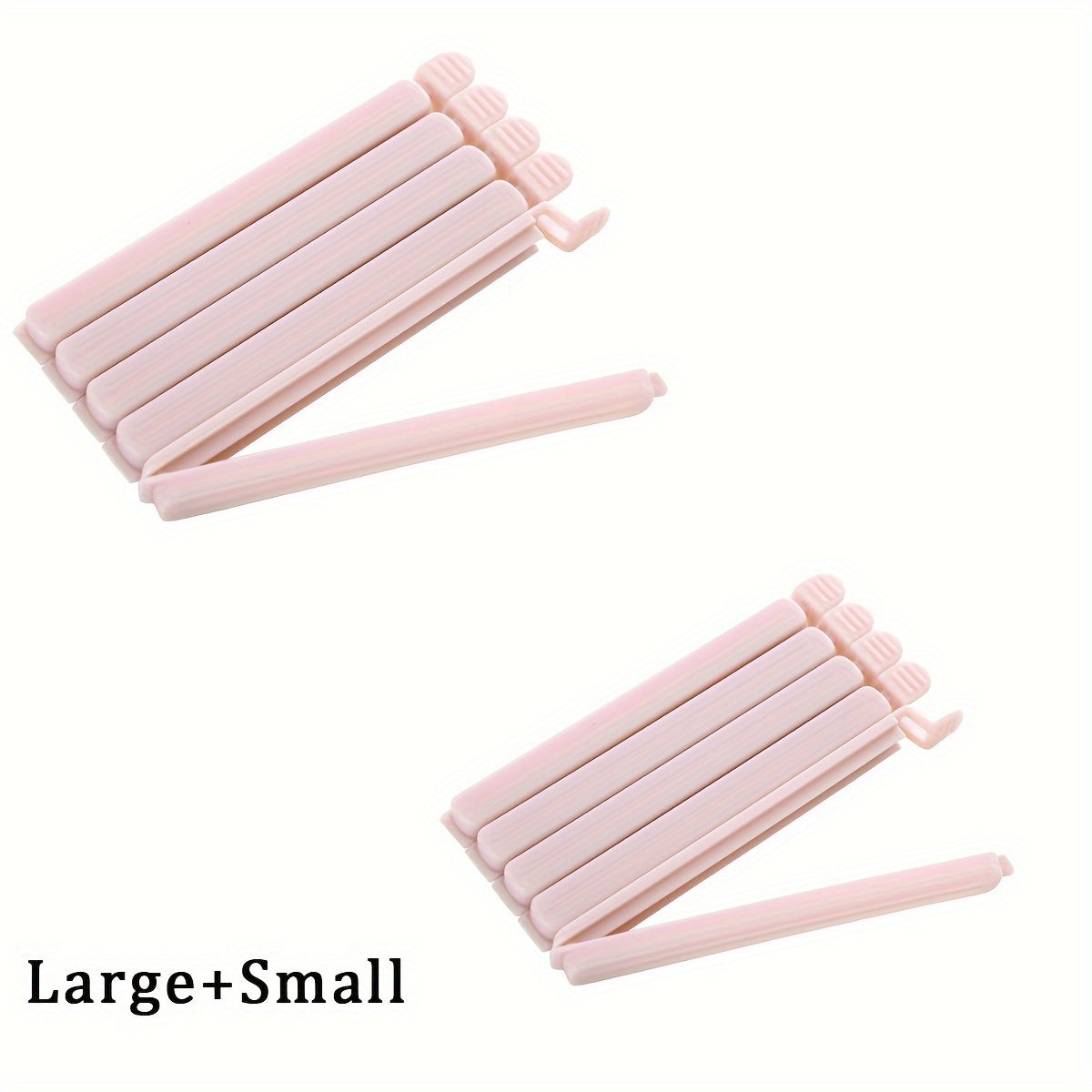 Oziq-ovqat saqlash kliplari 5 yoki 10 dona, oziq-ovqatning yangi holatini saqlash uchun havo o'tkazmaydigan sumka kliplari