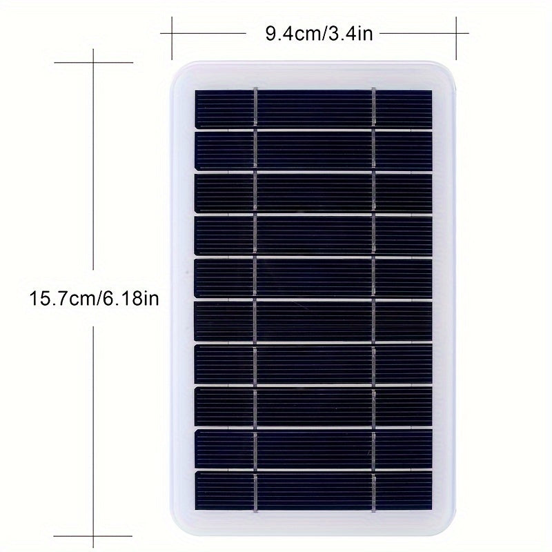 Portable Solar Panel Charger for Camping and Outdoor Use Removable Magnetic Solar Power