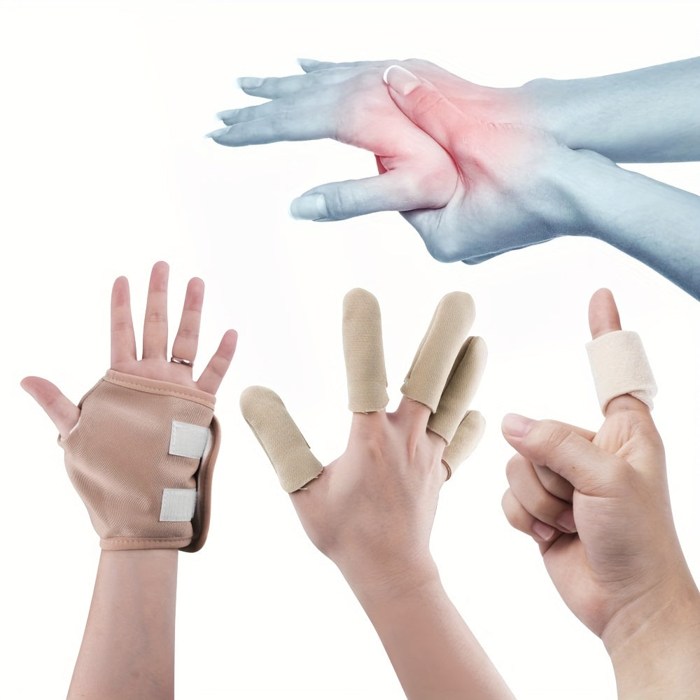 Набор для обертывания органического касторового масла для пальцев и рук, многоразовый, регулируемый