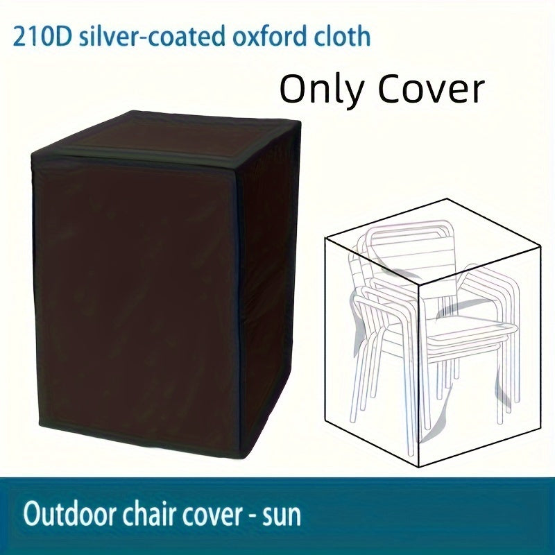 Black Polyester Patio Table Cover Waterproof Drawstring Outdoor Furniture Protection