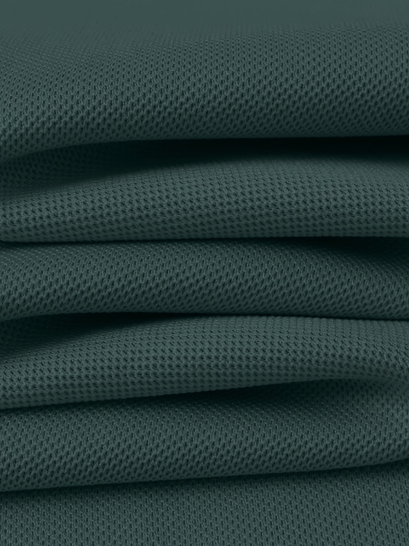 Camisa de punto de poliéster verde de manga corta casual de verano para hombre con detalles de botones