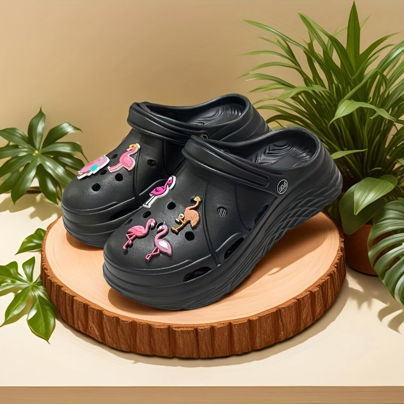 Women's Summer Clogs Lightweight EVA Sole Garden Beach Shoes Chic Accessories