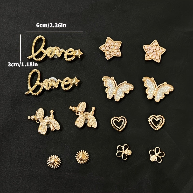 14Pcs Kids Girl Shoe Beads Sandals Charms DIY Decoration Accessories