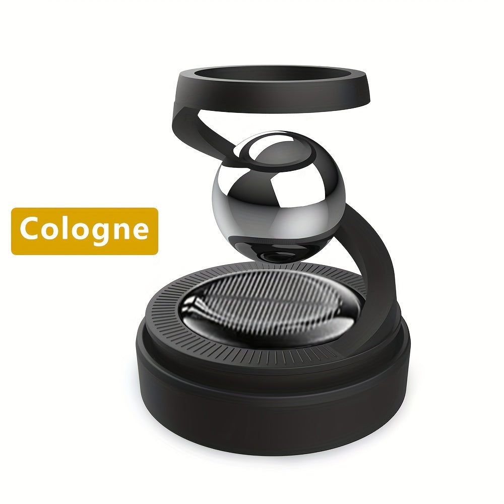 Solar-Powered Car Aromatherapy Diffuser Rotates Long-Lasting Fragrance Interior Accessory