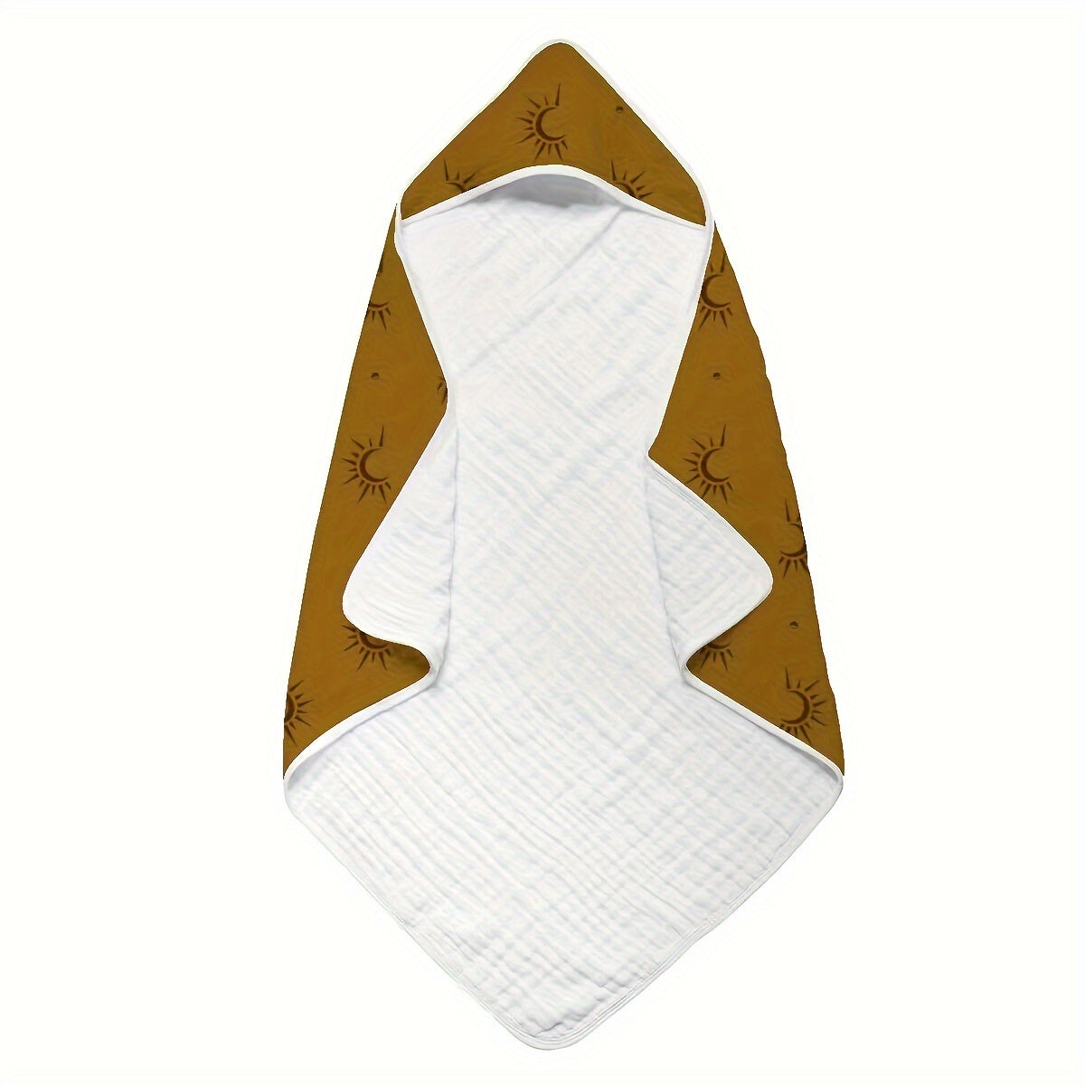 Baby Cotton Hooded Bath Towel for Infants 0-3 Years Soft Absorbent