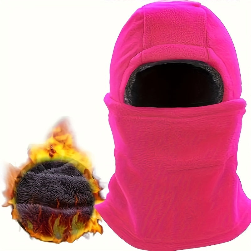 Winter Balaclava for Men Women 3-in-1 Fleece Face Mask with Ear Covers for Outdoor Activities