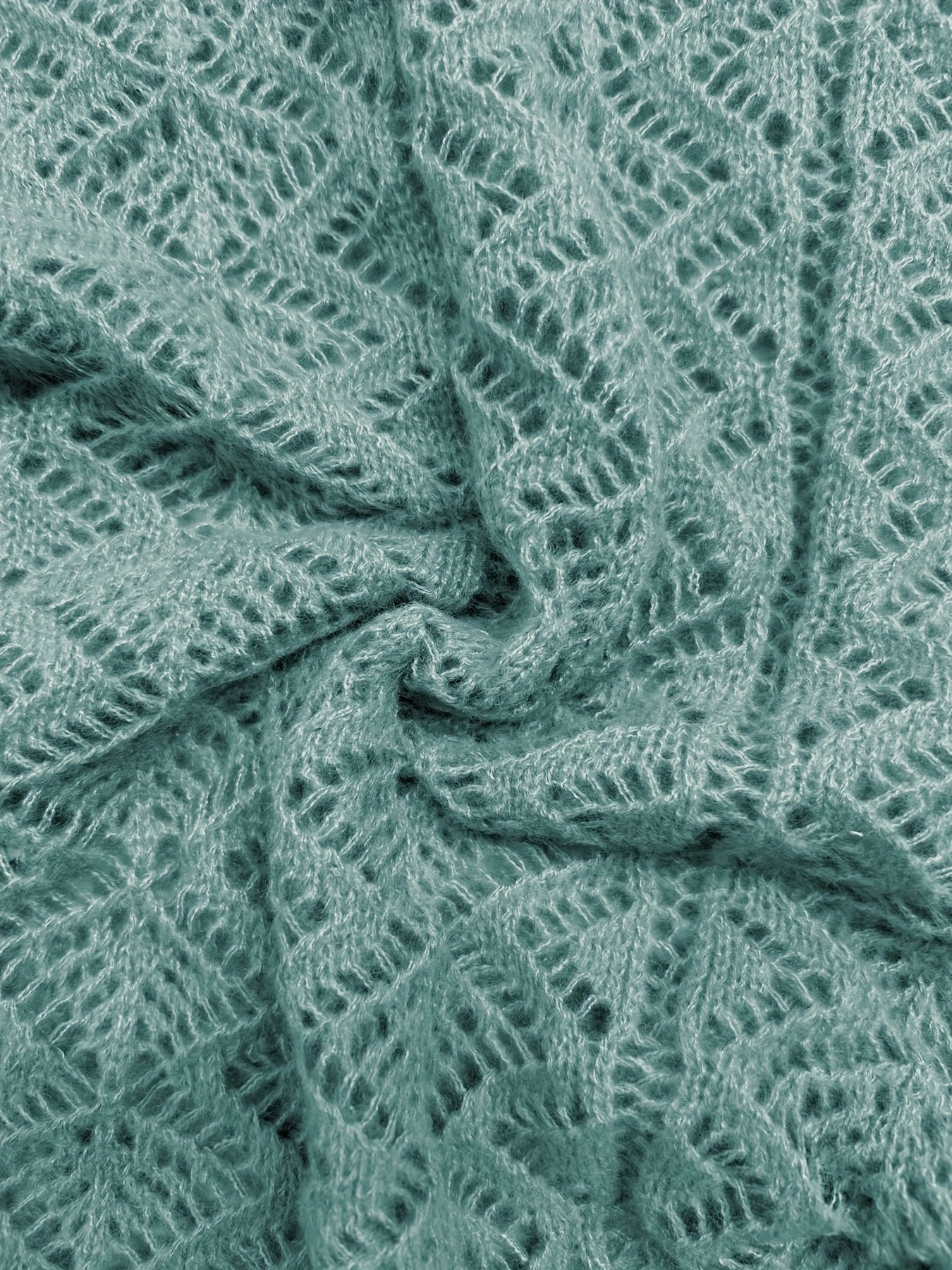 Plus Size Knitted Cardigan Open Front Long Sleeve Casual Womens Clothing