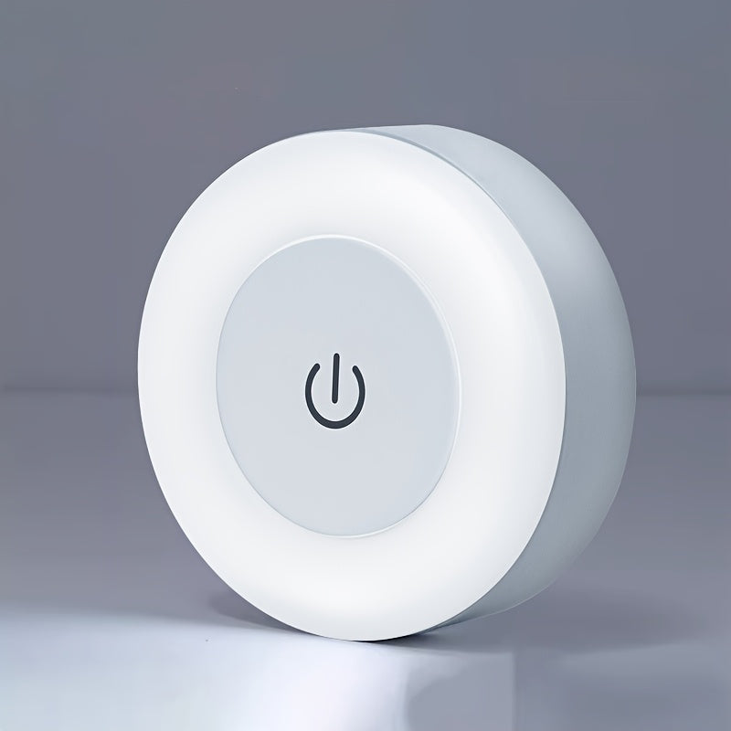 Touch-Sensitive LED Night Light with Adjustable Brightness for Bedroom and Home Lighting