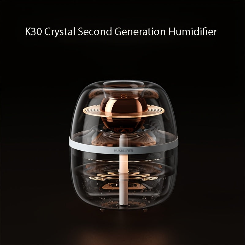 Dual Spray 3L Ultrasonic Humidifier for Bedroom Office Night Light Silent