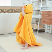 Baby Hooded Towel for Infants and Toddlers Cartoon Duck Pattern Ultra Soft and Absorbent 27.5 x 55 Inches