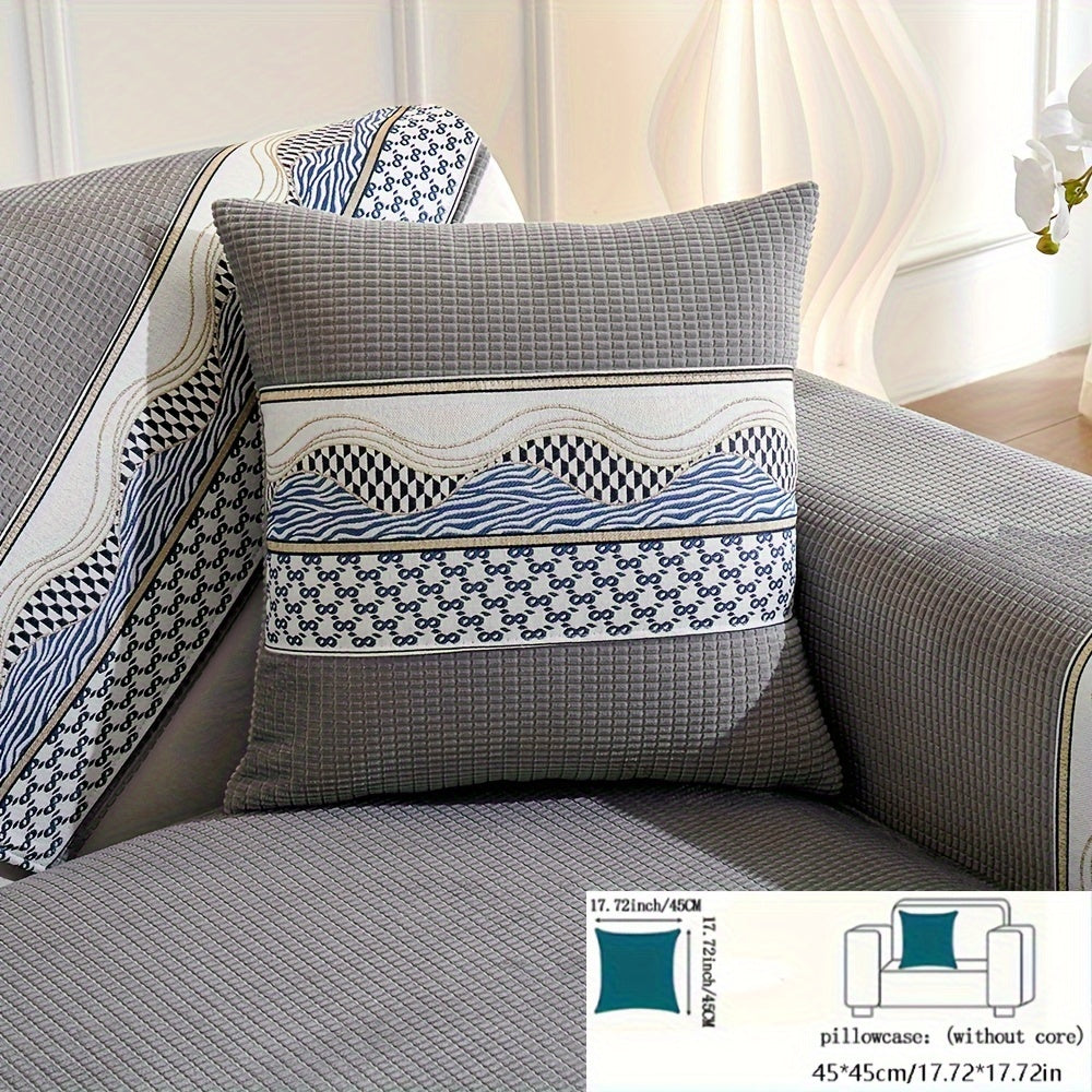 Velvet Sofa Cushion Cover Non-Slip Pet-Friendly All-Season Protecting Armchair Loveseat 3-4 Seater