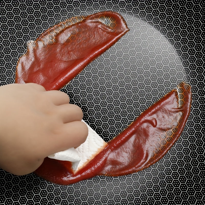 Sartén de acero inoxidable con recubrimiento antiadherente de panal de abeja de 10 pulgadas para cocción a gas y inducción