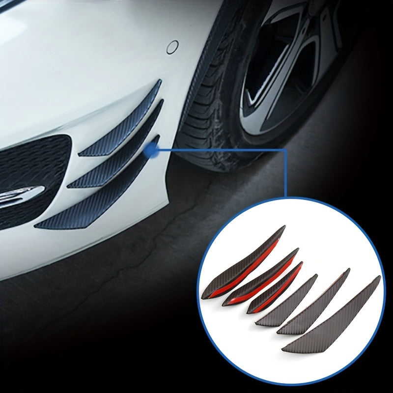 Universal Car Front Bumper Lip Splitter Body Spoiler Diffuser Fins