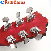 6 Semi-Closed Alloy Guitar Tuning Pegs for Folk Guitar