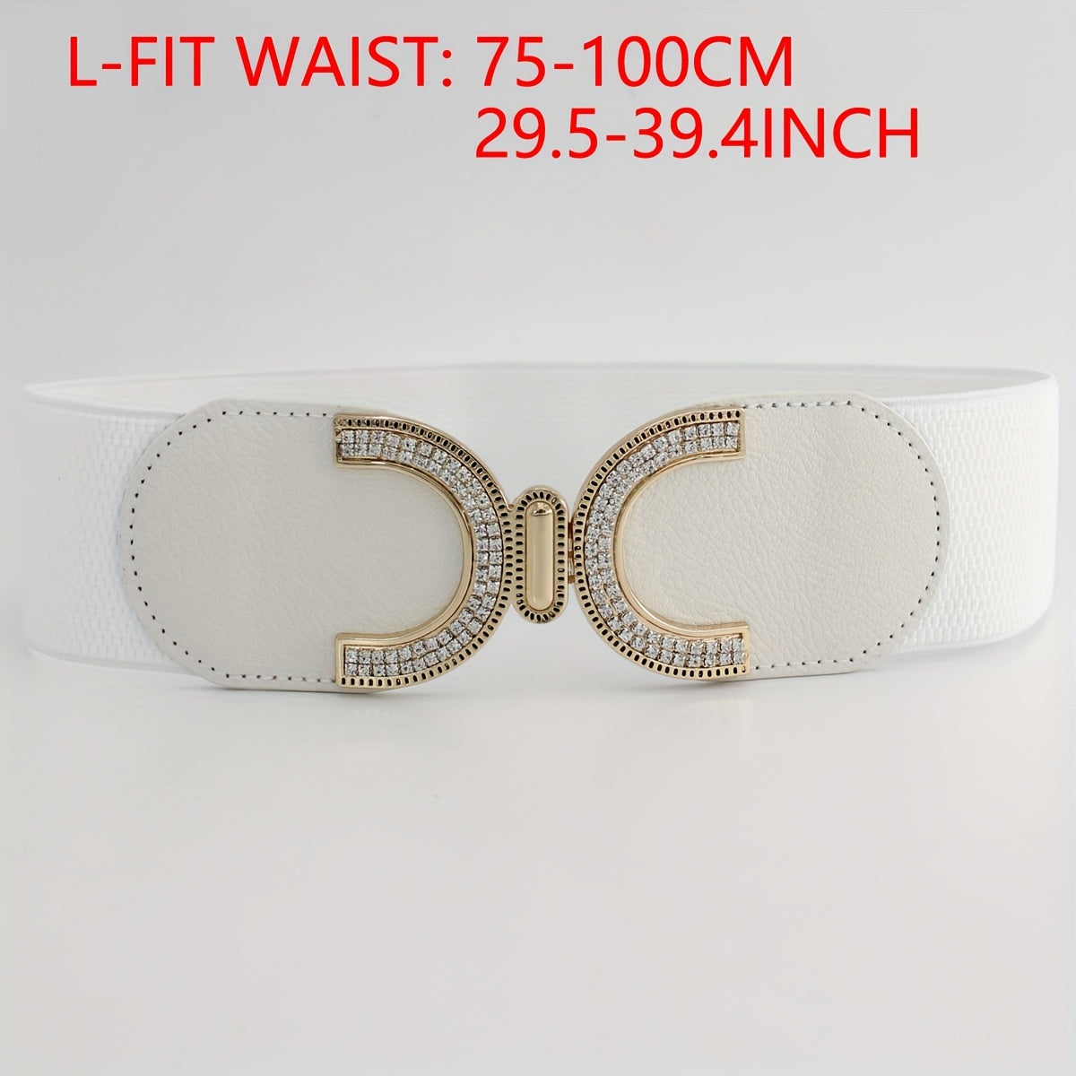 Women’s Rhinestone Buckle Corset Belt for Jeans Pants Dresses