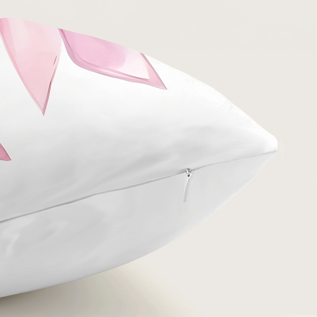 Наволочка для декоративной подушки с принтом розовых бантов 44,96x44,96 см, полиэстер, современный стиль, для дивана, спальни