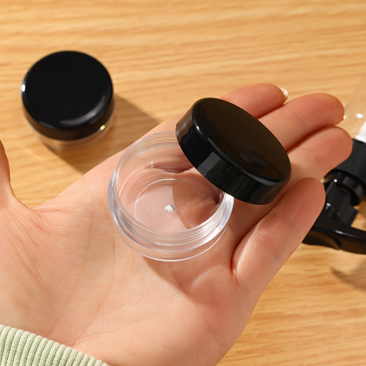 7-Piece Refillable Travel Bottles for Toiletries Shampoo Conditioner Lotion Soap Body Wash